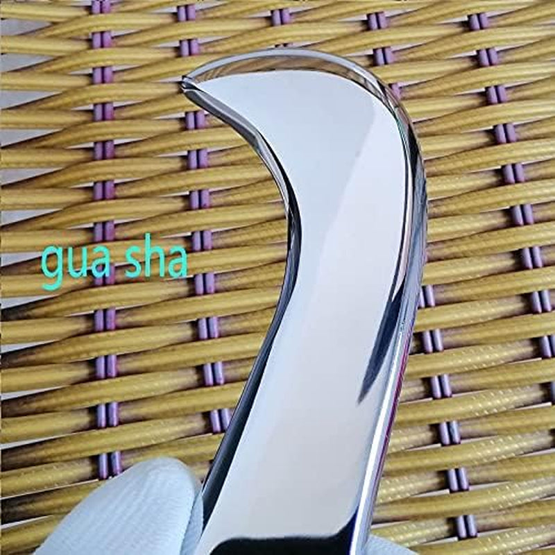 Gua Sha Tool Gua Sha Stainless Steel Iastm Tool Gussha Massage Tool Muscle Scraping Tool for Soft Tissue Therapy and Reduce Arms,Back, Legs, Neck,Shoulder Muscle Pain(Ms)…