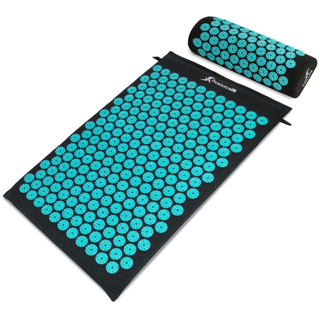Acupressure Mat and Pillow Set for Back/Neck Pain Relief and Muscle Relaxation