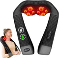 Shiatsu Cordless Neck and Back Massager with Heat, Rechargeable Neck and Shoulder Massager, 4D Deep Tissue Kneading Massage for Leg, Full Body Muscle Pain Relief, 2026 Upgraded Ergonomic Design
