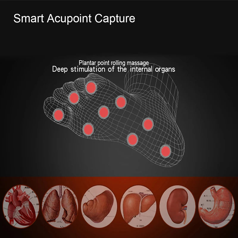 Electric EMS Foot Massager with Gel Pad Portable EMS Muscle Stimulation Massage Mat Improve Blood Circulation Relief Pain Relax